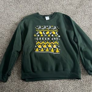 Green Bay Packers Christmas sweater size large